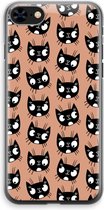 Case Company® - iPhone 8 hoesje - Kat - Soft Cover Telefoonhoesje - Bescherming aan alle Kanten en Schermrand