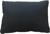 Pure Luxe Loungekussen | Panama Black | 60x40cm