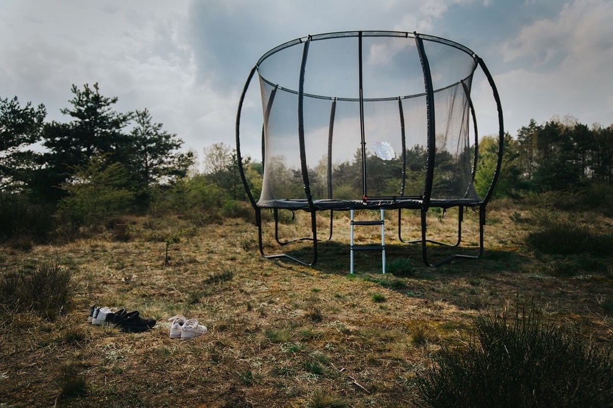 Senz Sports - J5000 Premium - Trampoline - 366 cm - Rond - Met Elastieken — afbeelding 4