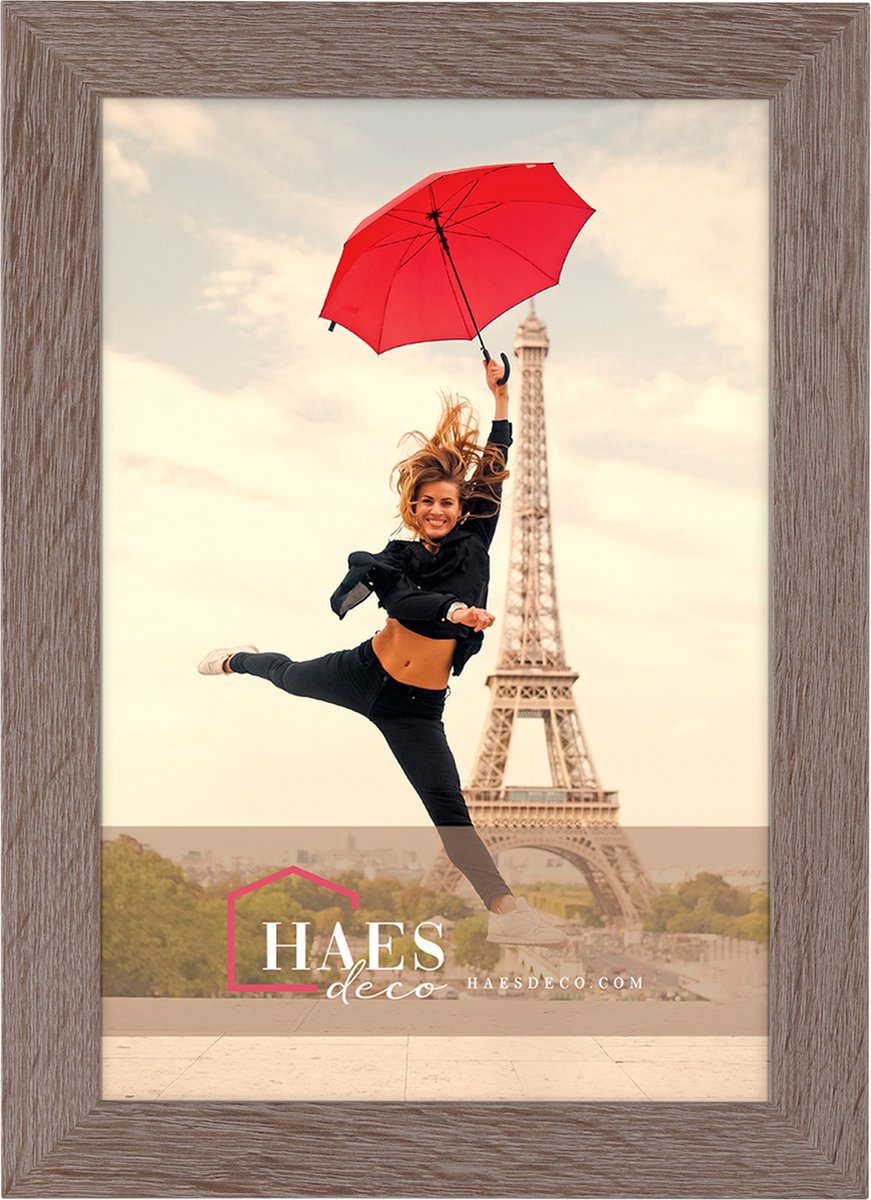 HAES deco Houten fotolijst Paris bruin voor 1 foto formaat 20x30 - SP001215