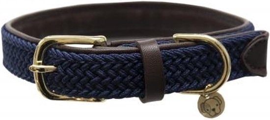 Exclusieve handgemaakte leren hondenhalsband
