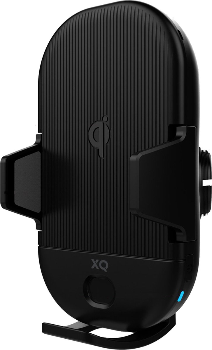 Xqisit Premium Autolader met ingebouwde Oplaadpad Ventilatierooster - 10W Qi Zwart