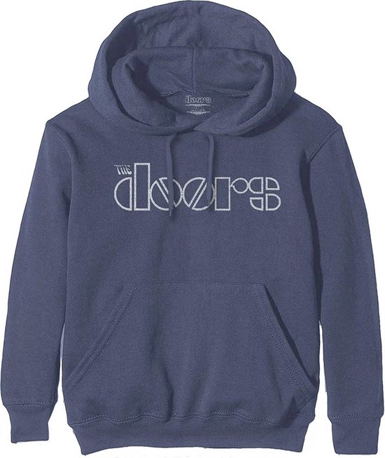 The Doors Hoodie/trui Logo Blauw
