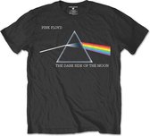 Pink Floyd - Dark Side Of The Moon Courier Kinder T-shirt - Kids tm 10 jaar - Zwart