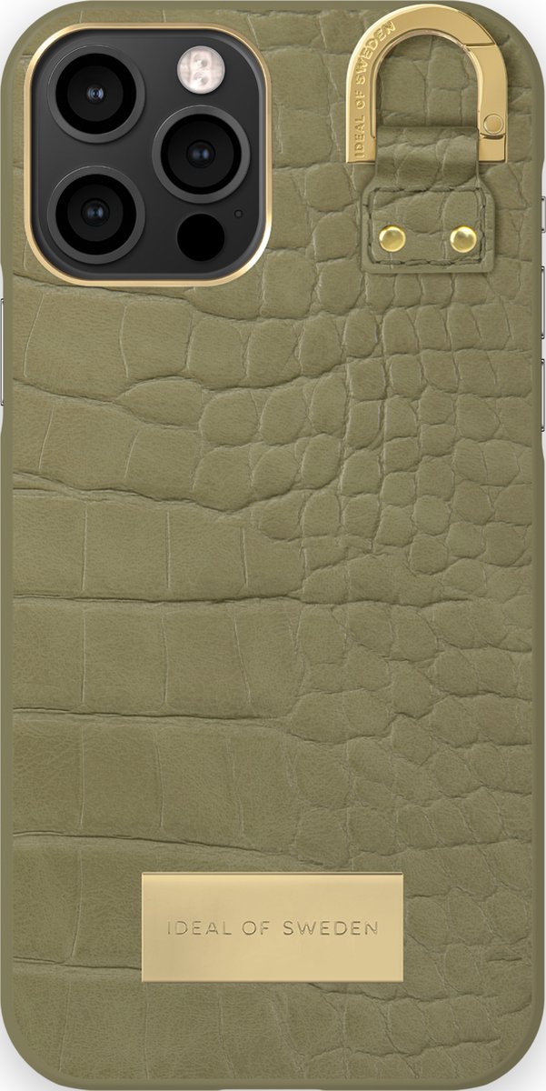 iDeal Of Sweden Fashion Case Atelier iPhone 12/12 Pro Sage Croco