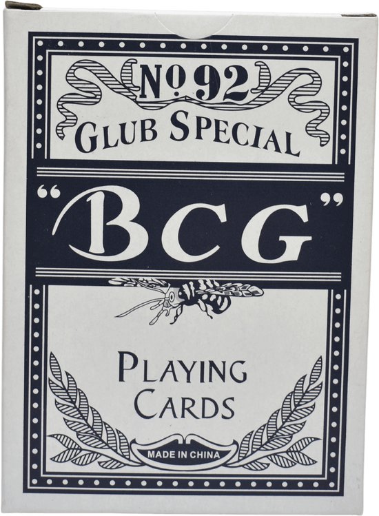 Afbeelding van het spel BCG Poker Kaarten No. 92 Club Special Zwart
