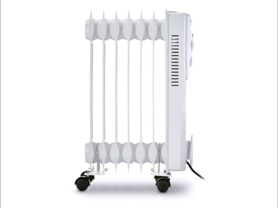 TRISTAR KA-5179 Olieradiator - Olie gevulde kachel - 9 ribben – 2000 Watt,Wit