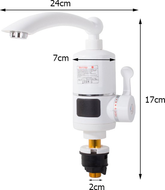 Robinet électrique 220 V avec chauffe-eau instantané,3000 W