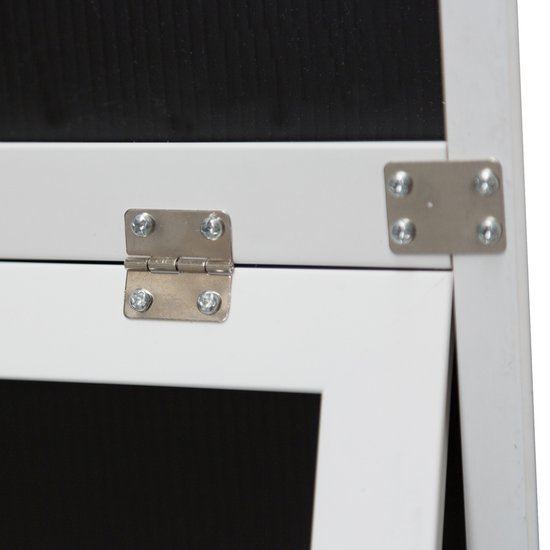 Miroir autoportant Barletta réglable 150,6x35,6 cm blanc