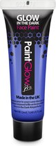 PaintGlow - Glow in the Dark Face paint - Verf - Grime - Make-up - Festival - Evenement - Themafeest - Festival accessoires - 12 ml - blauw