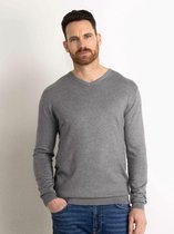 Petrol Industries - Tricot essentiel à col en V pour homme - Zwart - Taille XS