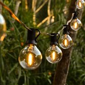 Homezie Lichtsnoer | 15 meter | Waterdicht | 50 lampjes | Lampjes slinger | Tuinverlichting | Lichtslinger | Lichtsnoer buiten | Prikkabel