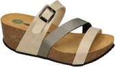 Dr Brinkmann -Dames -  beige - slippers & muiltjes - maat 38