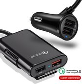 4-poorts USB-autolader – Autolader – USB – Lader – Mobiele telefoon – Auto – Power adapter – Auto accessoires – 4-poorts – Opladen