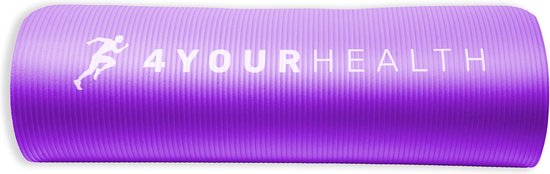 4YourHealth - Tapis de Yoga - Tapis de Fitness Blauw - Avec Sac de  Transport - Tapis
