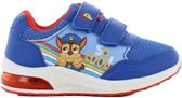 Nickelodeon - "Paw Patrol" kinderschoenen met lichtjes, blauwe sneakers met dubbele klittenband, maat 28