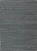 Arctic Plain Dark Grey Vloerkleed - 200x300  - Rechthoek - Laagpolig Tapijt - Industrieel - Antraciet, Grijs