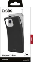 SBS Hoesje geschikt voor Apple iPhone 13 Pro Telefoonhoesje Flexibel TPU | SBS Polo Backcover | iPhone 13 Pro Case | Back Cover - Zwart