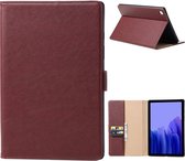 Fonu Premium Leren Boekmodel hoes Samsung Tab A7 - 10.5 inch - Rood