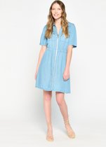 LOLALIZA Rechte jurk - Blauw - Maat 36