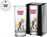 LUCKY LUKE - Longdrink glas 420 ml - Luke + Jolly Jumper 02