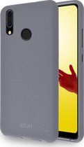 Azuri flexibele cover met zandtextuur - grijs - voor Huawei  P20 Lite