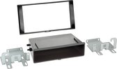 2-DIN Paneel Nissan Pulsar met pocket 2014-2019 Kleur: Piano Zwart