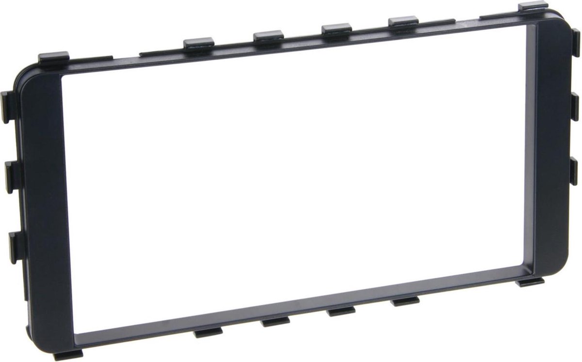 2-DIN Paneel geschikt voor Toyota Yaris 2007-2009 Kleur: Zwart