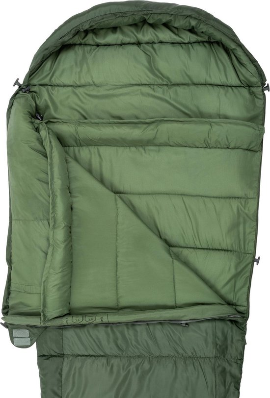 Highlander mummyslaapzak Phoenix Spark 150 17 °C - 2 seizoens - Groen van Merkloos — afbeelding 2