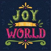 Kerstkaart - Vierkant - 15x15cm - Met envelop - Joy to the world - Christelijke kaart - Majestic Ally - 12 stuks