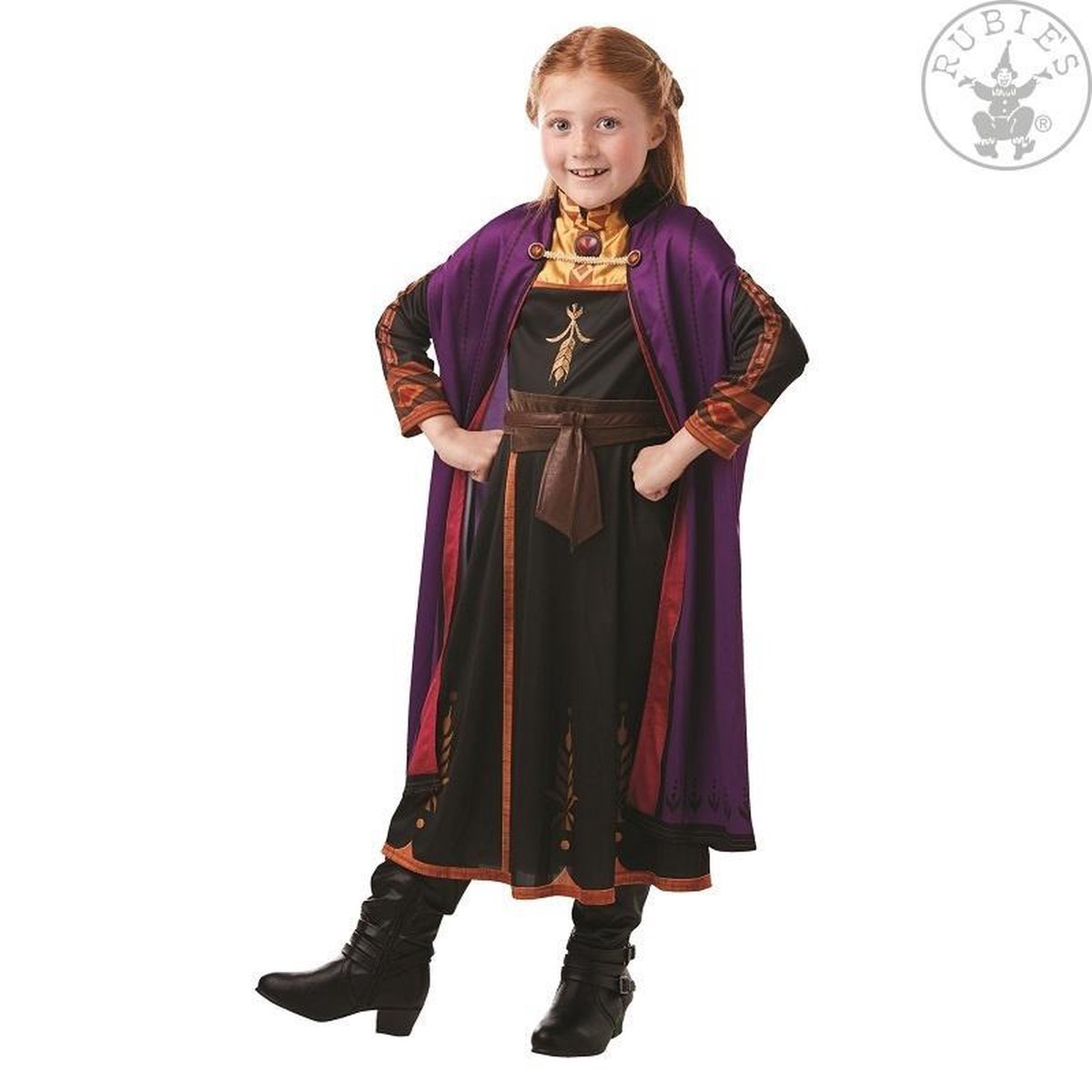 Frozen - Anna Travel Dress - Childrens Costume Size 104 / Dress Up / Multi / S