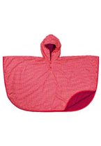 Ducksday regenponcho Funky red - 4 jaar