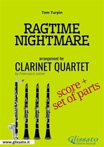 Ragtime Nightmare - Clarinet Quartet score & parts