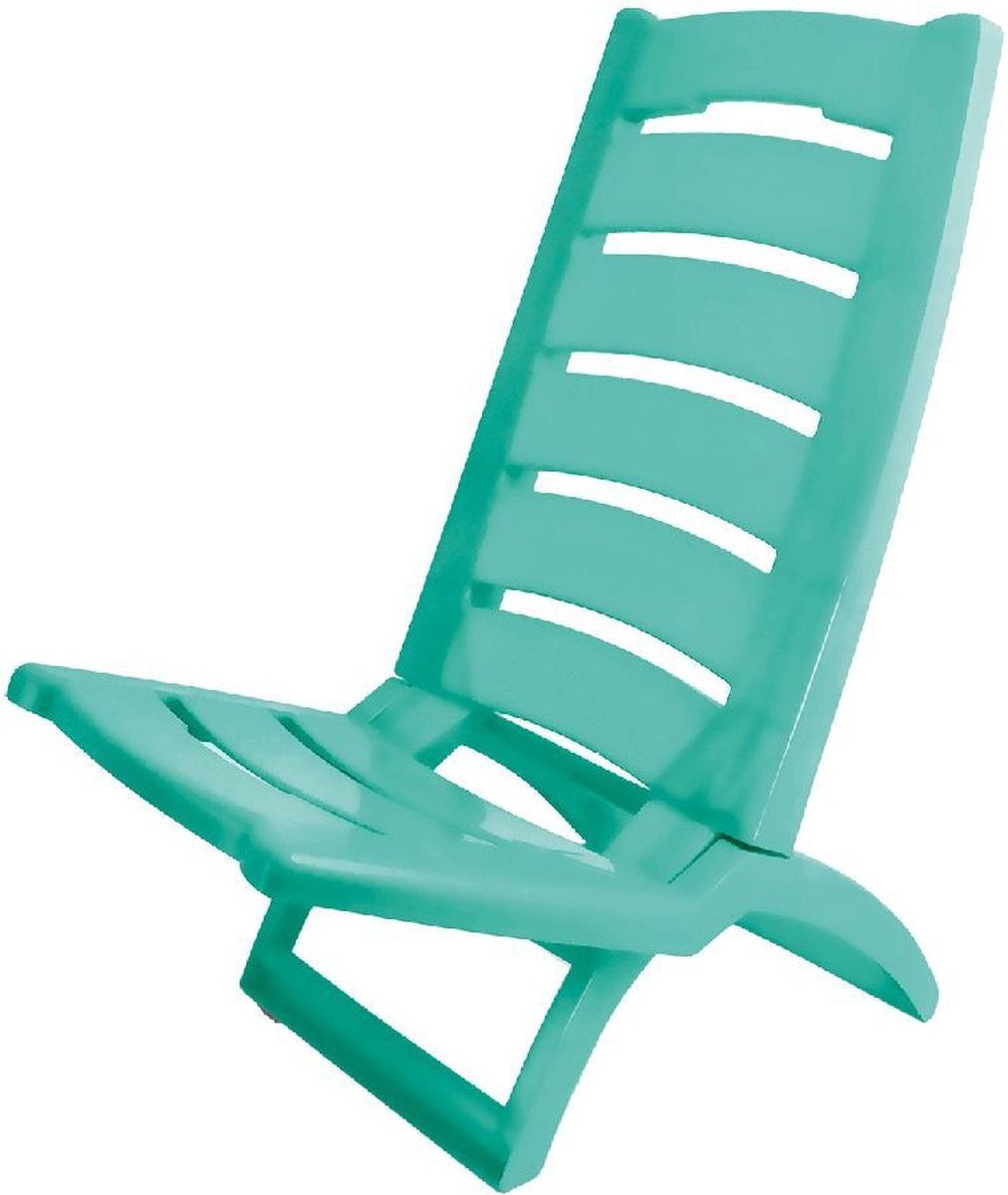 Opklapbare Strandstoel 37x79 cm Turqoise