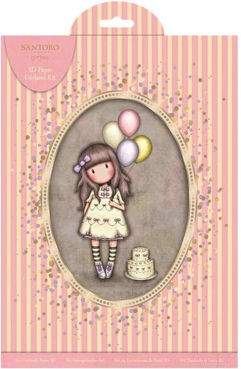 3D-Papier Guirlande Set Gorjuss Santoro