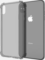 Schokbestendige transparante TPU zachte hoes voor iPhone XS Max (grijs)