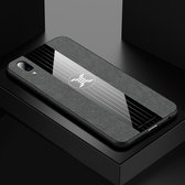 Voor Vivo Y97 XINLI stiksels textuur schokbestendige TPU beschermhoes (grijs)