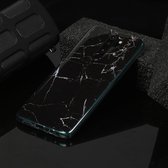 Voor Xiaomi Redmi Note 8 Pro Marble Pattern Soft TPU beschermhoes (zwart)