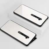 Lycra-serie oogbescherming TPU acryl beschermhoes voor OPPO Reno 10x zoom (wit)