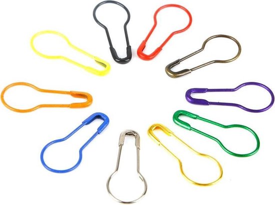 WiseGoods - Steekmarkeerders Haaknaalden - Veiligheidsoogjes - Breinaalden - Breimarkeerders - Stitch Markers - 100 Stuks