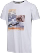 Regatta - Men's Cline IV Graphic T-Shirt - Outdoorshirt - Mannen - Maat XL - Wit