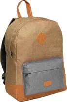 New-Rebels® - Creek - Rugzak - Rugtas - 16L - Nylon - Zand Grijs