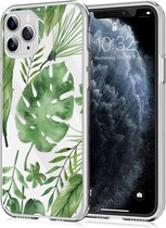 iMoshion Design voor de iPhone 11 Pro hoesje - Bladeren - Groen