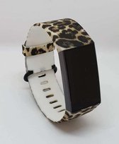 SmartphoneClip® Sportbandje Leopard Small - geschikt voor Fitbit Charge 3 / Charge 4