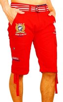 Rivaldi Bermuda Short Heren Bard Club Collectie Rood - 30 (S)