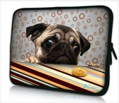 Sleevy 15,6 laptophoes grappig hondje - laptop sleeve - laptopcover - Sleevy Collectie 250+ designs