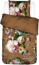 ESSENZA Fleur Dekbedovertrek Cinnamon - Lits-Jumeaux XL – 260x200/220 cm