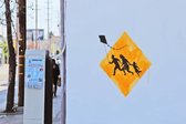 BANKSY Kite-2 Canvas Print