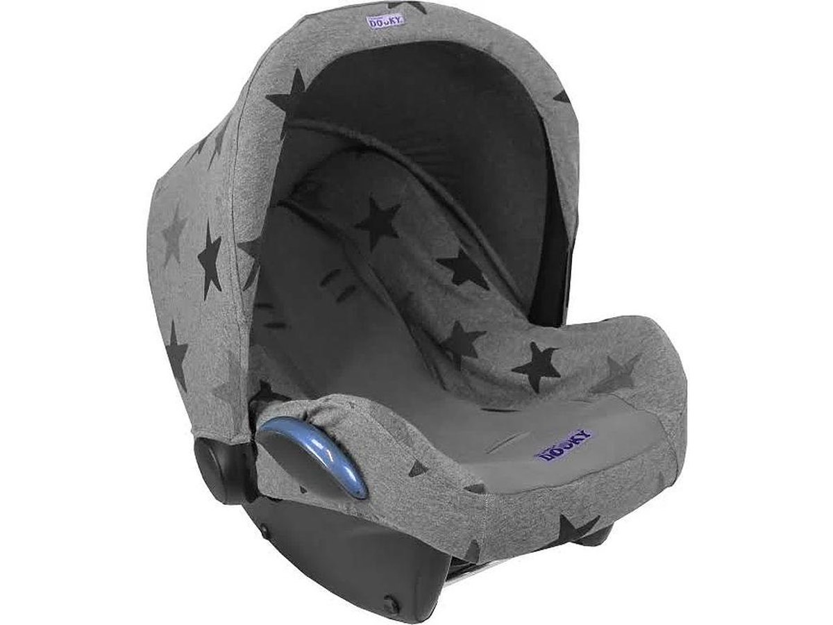 Dooky Seat Cover 0+ Autostoel hoes Grey Leaves | bol.com
