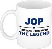 Jop The man, The myth the legend cadeau koffie mok / thee beker 300 ml